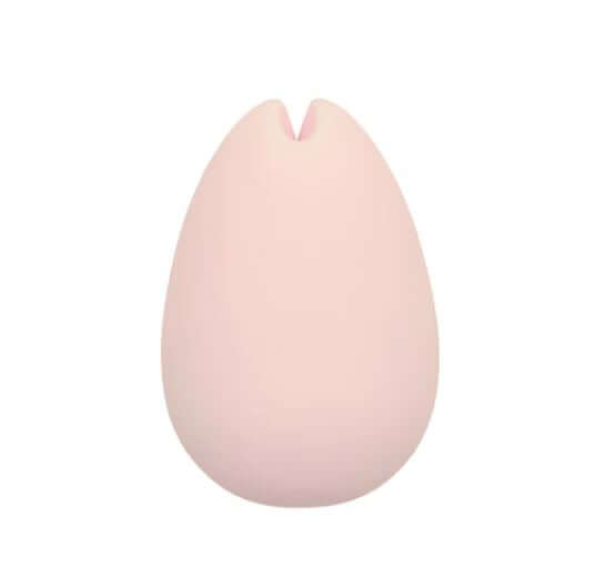 Tenga Iroha Sakura Silicone Clitoral Vibrator Pink in soft cherry-blossom pink color with uniquely indented tip for stimulation.