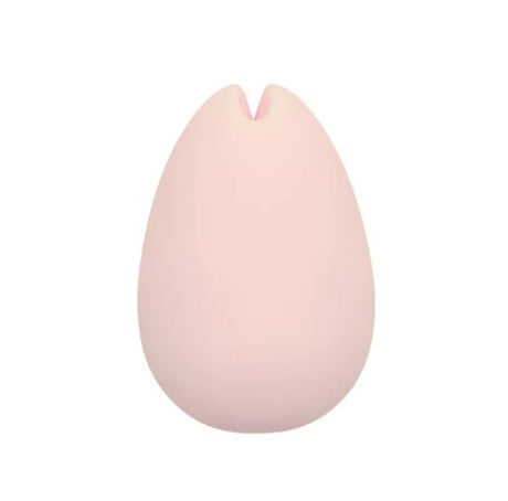 Tenga Iroha Sakura Silicone Clitoral Vibrator Pink in soft cherry-blossom pink color with uniquely indented tip for stimulation.