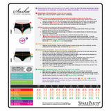 SpareParts Sasha Cinch Booty Short Harness Black Size XL
