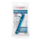 Pixies Mini G Pinpoint G-Spot Vibrator Blue Waterproof packaging with sleek design and product details