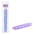 Reflective Gel Veined Double Dong 12 Inch Lavender showcased with its bright, iridescent finish and veined texture.