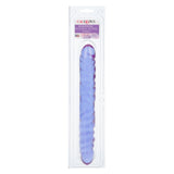 Reflective Gel Veined Double Dong 12 Inch Lavender in packaging with iridescent texture and design.