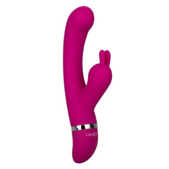 Foreplay Bunny Kisser Rabbit Vibrator Purple from California Exotic Novelties, designed for dual-action pleasure.