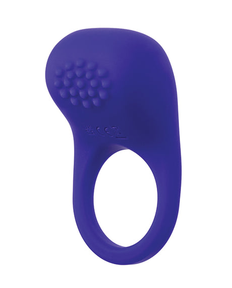 Rumbler Rumble Vibrating Ring Purple, a rechargeable pleasure ring with nubby texture for enhanced sensation.