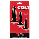 Colt Anal Trainer Kit Butt Plugs including large, medium, and small anal plugs for beginners and advanced users.