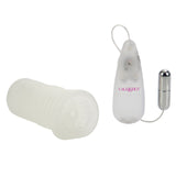 Sue Johanson Super Head Honcho White Glow In The Dark stroker with vibrating remote control.