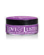 Sensuva Love & Luster Kissable Violet Diamond Dust 2 oz container with violet packaging and black lid.