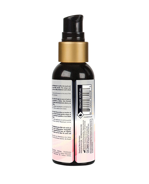 Sensuva Hybrid Personal Moisturizer Cotton Candy 1.93 Oz bottle with golden cap and ingredient information on label.