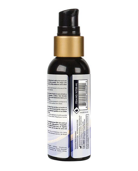 Sensuva Hybrid Personal Moisturizer Blueberry Muffin 1.93 Oz bottle with detailed label.