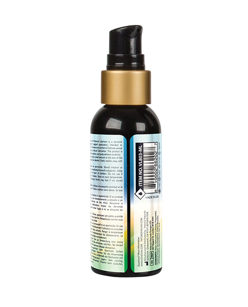 Sensuva Natural Water Based Lubricant Pineapple 2 oz bottle with smooth design and label details.