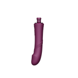 ZALO Sesh Compact Velvet Purple Sex Machine with PowerThrust technology, featuring telescopic range and vibrating massage sticks
