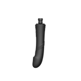 ZALO Sesh Compact Sex Machine in Obsidian Black with PowerThrust technology and replaceable vibrating massage sticks.