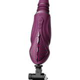 ZALO Sesh Compact Sex Machine in Velvet Purple featuring PowerThrust technology and telescopic design.