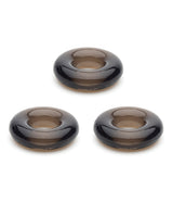 Sport Fucker Chubby Cockring Pack of 3 Smoke includes three stretchy, comfortable cock rings for enhanced performance.