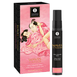 Shunga Waves Of Pleasure Oral Pleasure Spray Watermelon packaging and bottle for enhanced intimate experiences.