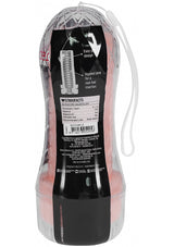 Easy Rider Clear Rounded Case Flesh Male Masturbator in a clear design showcasing features and material details.