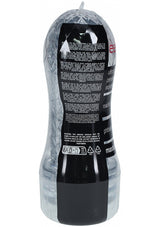 Easy Rider Clear Rounded Case Transparent Masturbator in a clear design, ideal for discreet and immersive solo play.