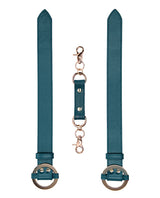Shots Ouch Halo Wrist or Ankle Cuffs Green featuring elegant design and golden accents.
