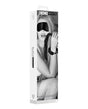 Ouch Black & White Introductory Bondage Kit Black packaging featuring a model with a blindfold and restraints.