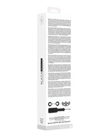 Ouch Black & White Introductory Bondage Kit 3 Black packaging side view with detailed product information.