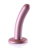 Shots Ouch 5 inch Smooth G-Spot Dildo Rose Gold in a sleek design with a premium rose gold finish.
