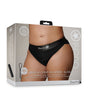 Shots Ouch Vibrating Strap On Hipster Black XL XXL