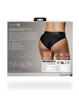 Shots Ouch Vibrating Strap On Hipster Black XL XXL - Image 2