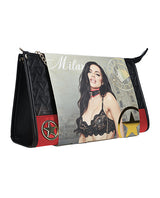 Milan Collection Bondage Kit with Bag Black Red featuring elegant design and high-end hardware.