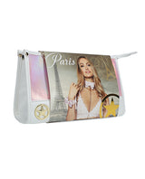 Ouch Paris Collection Bondage Kit with Bag Pink featuring a stylish handbag and elegant design elements.