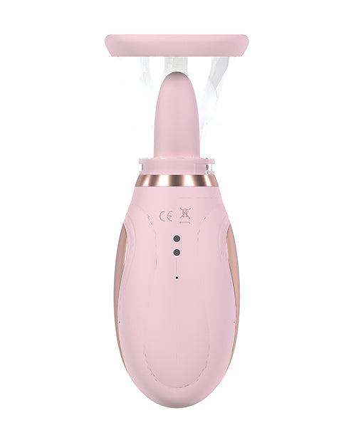 Shots Pumped Enhance Vulva and Breast Pump Pink, dual-purpose suction system for enhanced sensitivity and size.