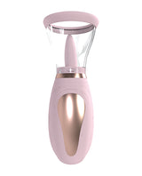 Shots Pumped Enhance Vulva and Breast Pump Pink suction device for breast and vulva enhancement.