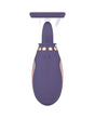 Shots Pumped Enhance Vulva & Breast Pump Purple, a rechargeable two-in-one vacuum suction device for sensitive areas.