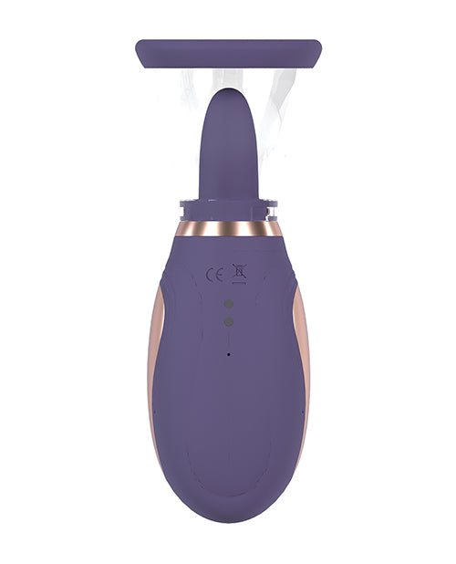 Shots Pumped Enhance Vulva & Breast Pump Purple device showcasing its design and features.
