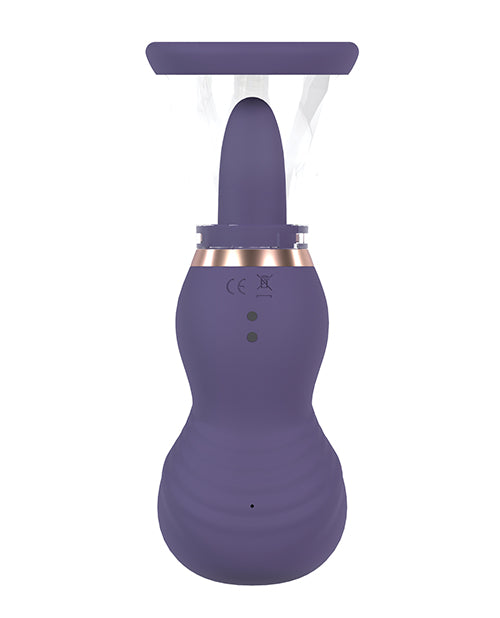 Shots Pumped Sensual Vulva & Breast Pump Purple, dual-cup suction kit for enhancing sensitivity and pre-bedroom preparation.
