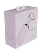 Shots Pumped Boost Rechargeable Vulva & Breast Pump Pink packaging and product design
