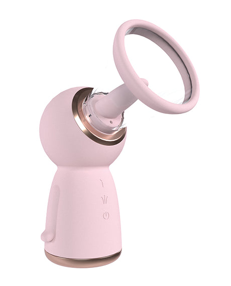Shots Pumped Exquisite Vulva & Breast Pump Pink, a dual-purpose pleasure pump for enhanced sensitivity.