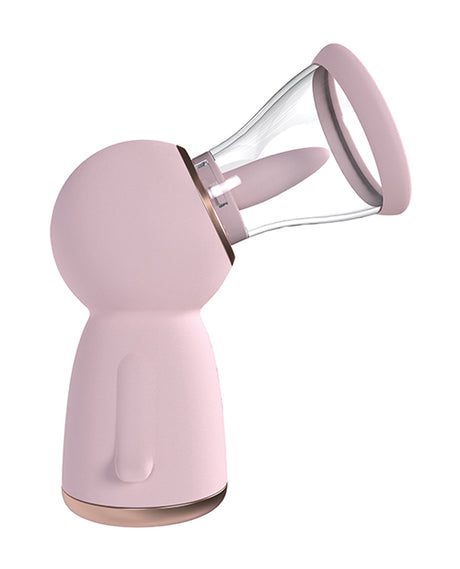 Shots Pumped Exquisite Vulva & Breast Pump Pink, dual-purpose pleasure pump for enhanced sensitivity.