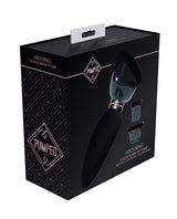 Shots Pumped Arousing Clitoral Nipple Breast Pump Black packaging with suction kit for enhanced sensitivity.