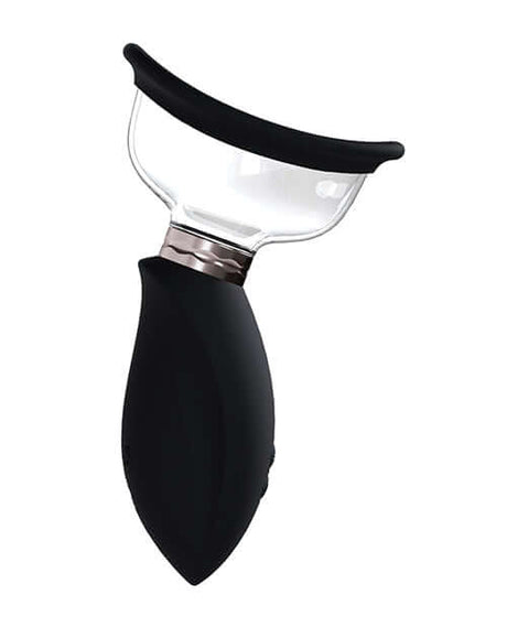Shots Pumped Arousing Clitoral Nipple Breast Pump Black, designed for enhancing sensitivity and size.