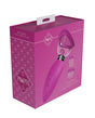 Shots Pumped Arousing Clitoral Nipple & Breast Pump Pink packaging featuring a purple pump design.