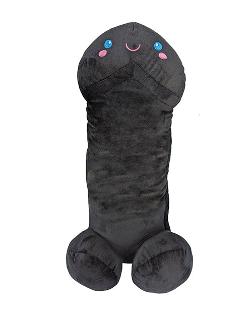 Shots Penis Plushie Black 39.4 Inch 100 cm soft and cuddly oversized novelty plush toy.