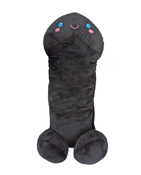 Shots Penis Plushie Black 39.4 Inch 100 cm soft and cuddly oversized novelty plush toy.