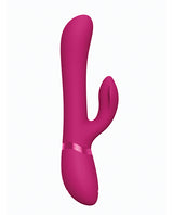 Vive Chou Silicone G-Spot Rabbit Clitoral Sleeves Pink, a vibrant rabbit vibrator with customizable sensations.