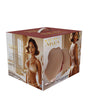 Shots Xkin Valentina Vellure Dual Entry Masturbator Tan product packaging featuring a detailed design and premium materials.