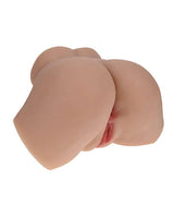 Shots Xkin Valentina Vellure Dual Entry Masturbator Tan showcasing its realistic design and dual-entry features.