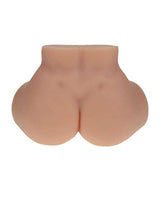 Shots Xkin Valentina Vellure Dual Entry Masturbator Tan realistic and detailed design showcasing the soft TPE material.
