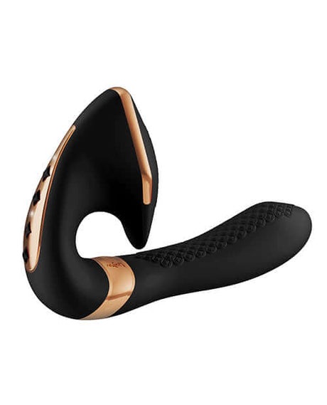 Shunga Soyo Intimate Massager Black designed for powerful multisensory pleasure and multiple orgasms.