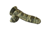 Major Dick Commando 7 Inch Realistic Dildo Camouflage with lifelike detail and suction cup base.