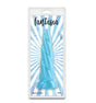 Fantasia Siren Suction Cup Dildo Turquoise in packaging with vibrant blue design and smooth TPE texture.