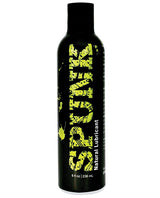 Spunk Natural Oil-Based Coconut Avocado Lubricant 8 oz bottle featuring a black design with yellow text.